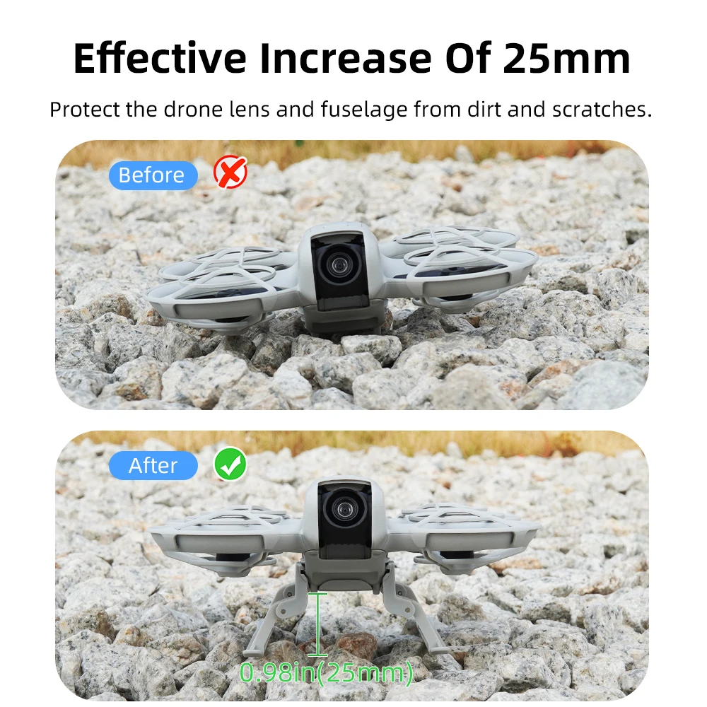Carrello di atterraggio pieghe - Drone Gimbal Mount recensione e prezzo