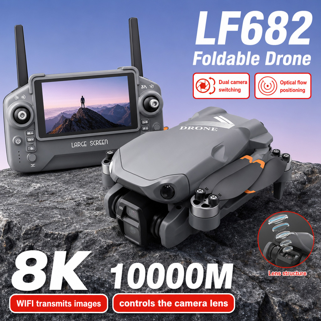 Drone Aereo LF682 con Doppia F - Drone Gimbal Mount recensione e prezzo