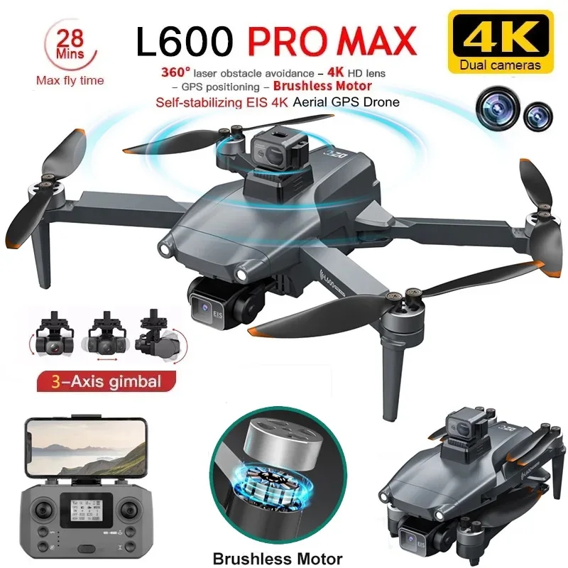 L600 PRO MAX GPS Drone Profess - Drone Gimbal Brushless recensione e prezzo