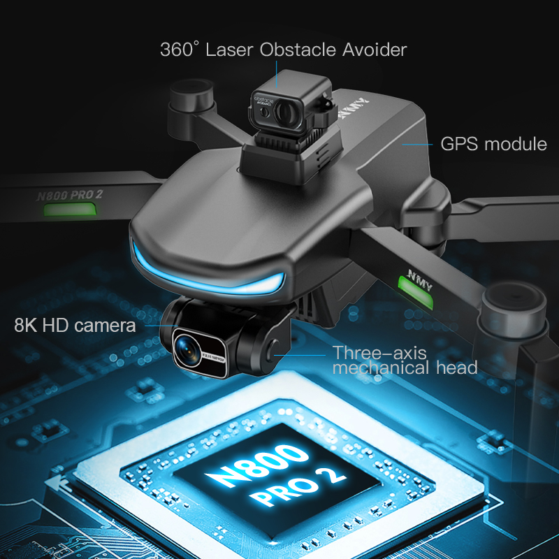 Drone GPS N800 PRO 2 Professio - Drone Gimbal 2 Axis recensione e prezzo