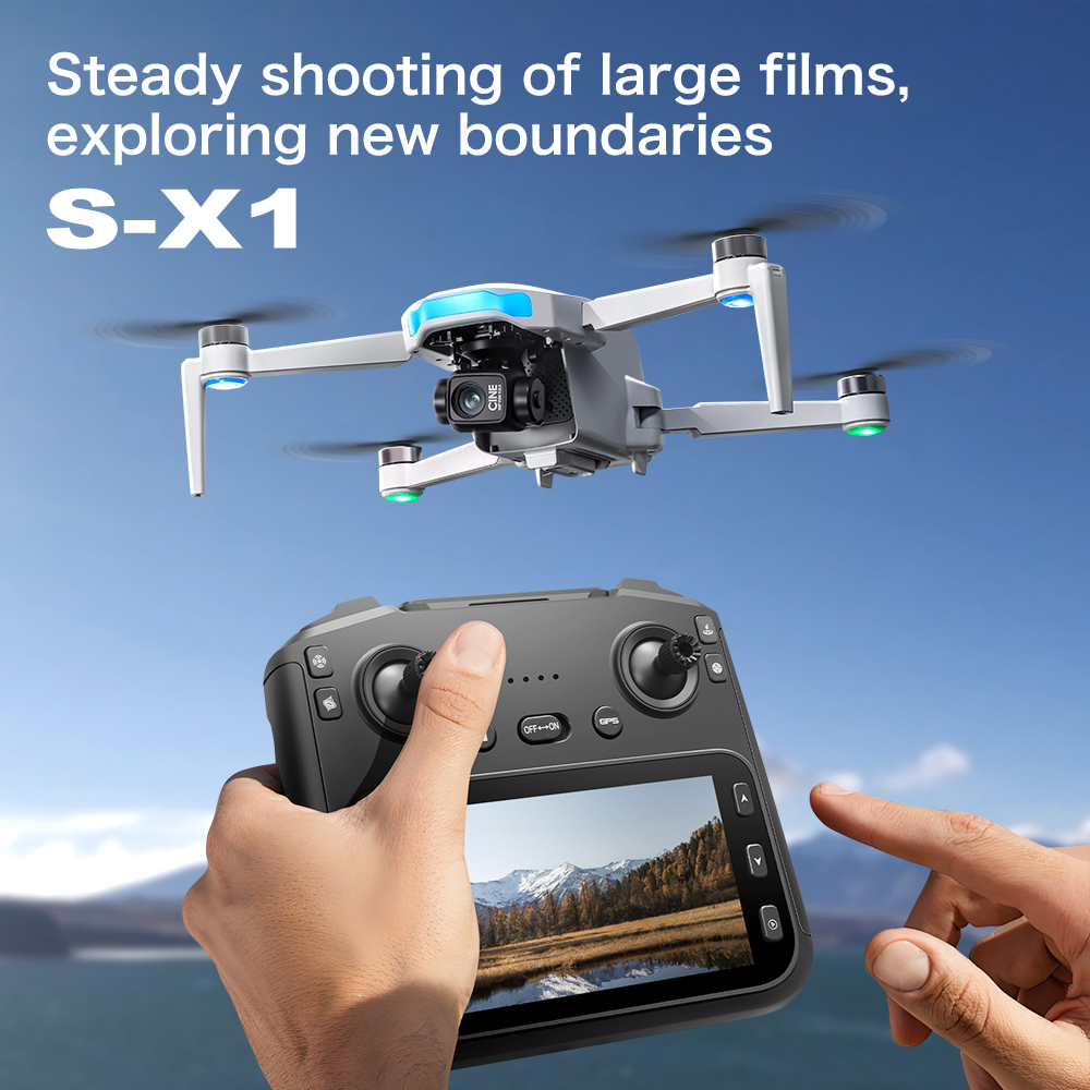 Drone GPS Lenovo S-X1 con foto - Drone Gimbal 3 Axis recensione e prezzo