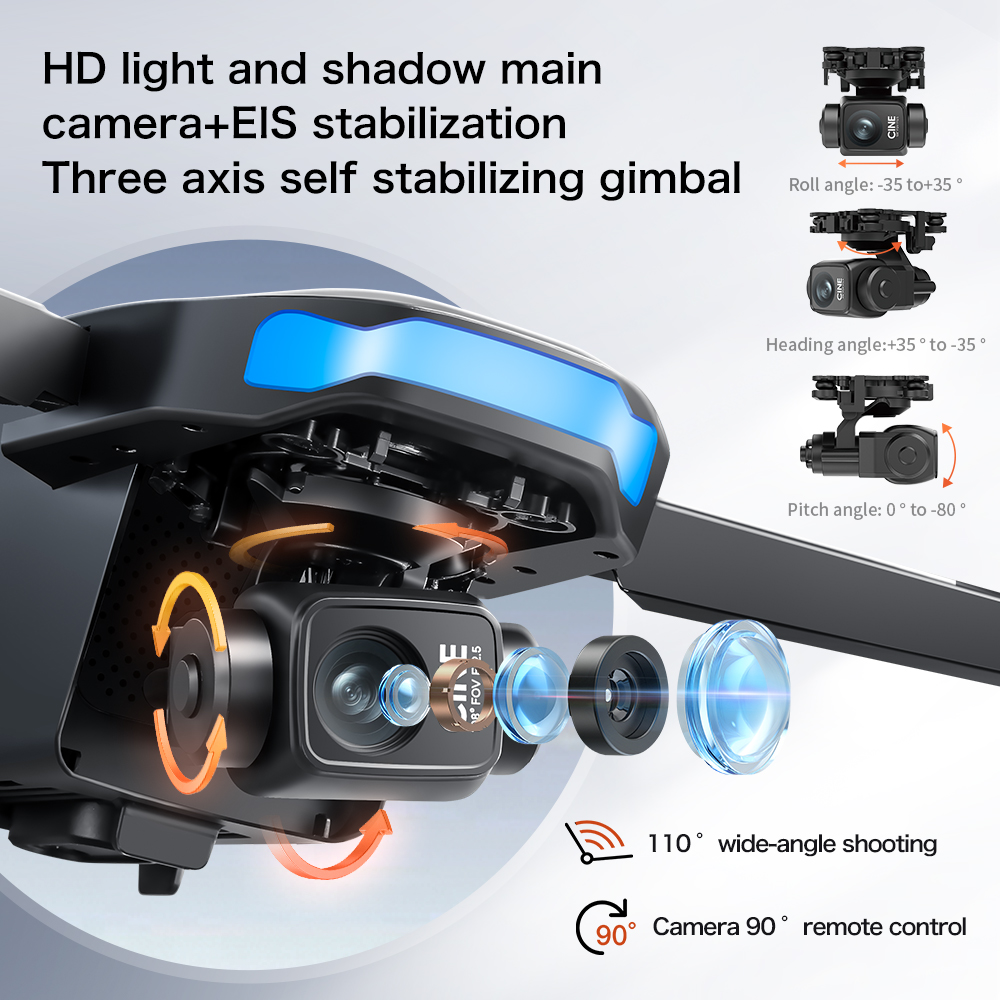 Nuovo Drone S-X1 MAX GPS 8K Pr - Drone Gimbal Mount recensione e prezzo